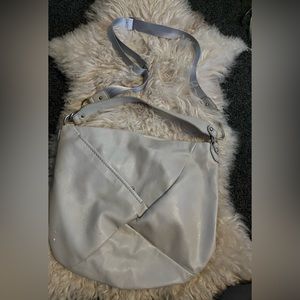 Co-Lab Bone Color Crossbody Convertible Purse Vegan Leather
